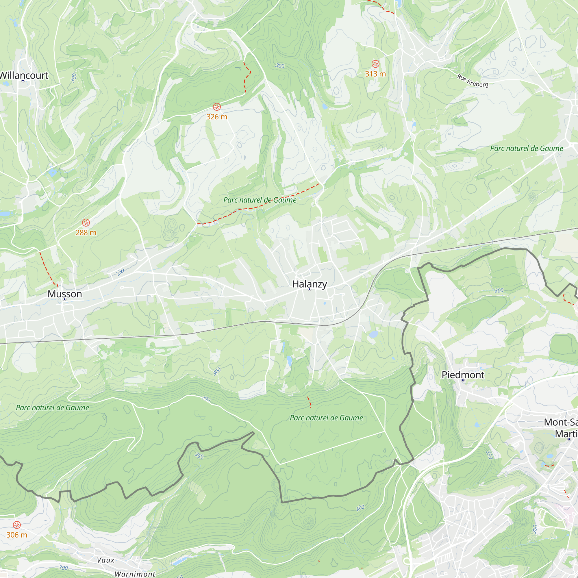 Gîte Saint Remy map