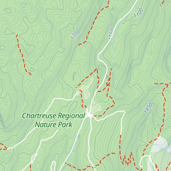Map of Chalet du Col de la Charmette