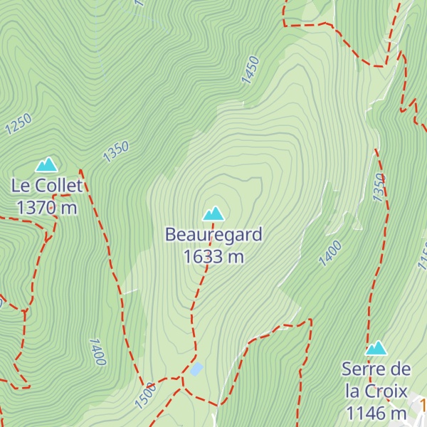 Map of Beauregard
