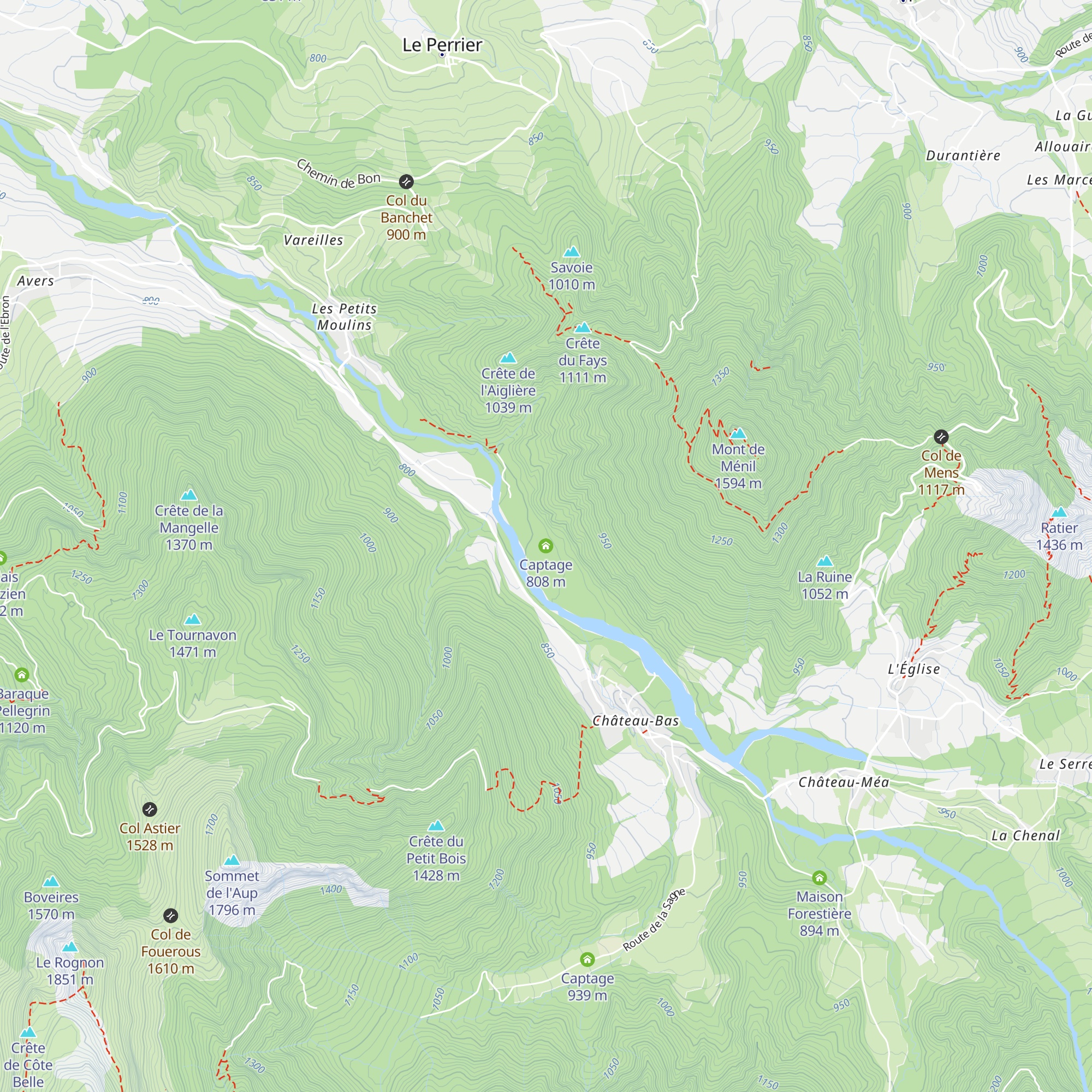 Captage map