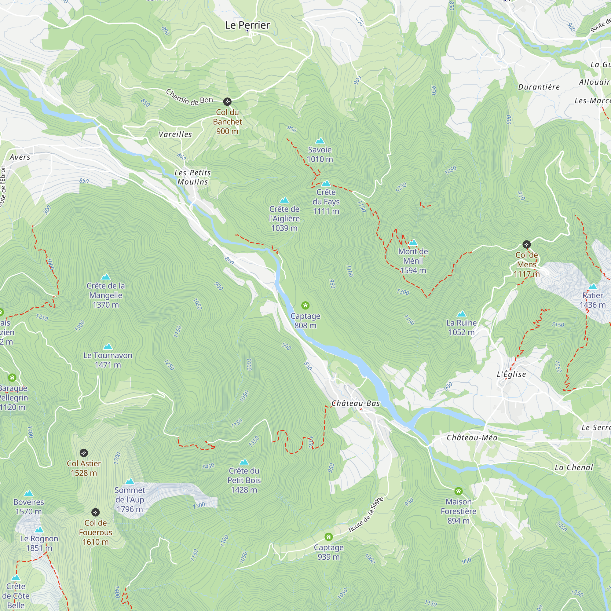 Captage map