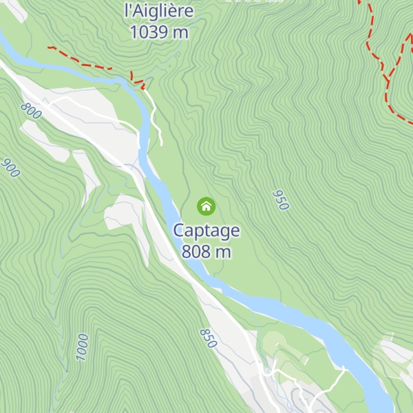 Map of Captage