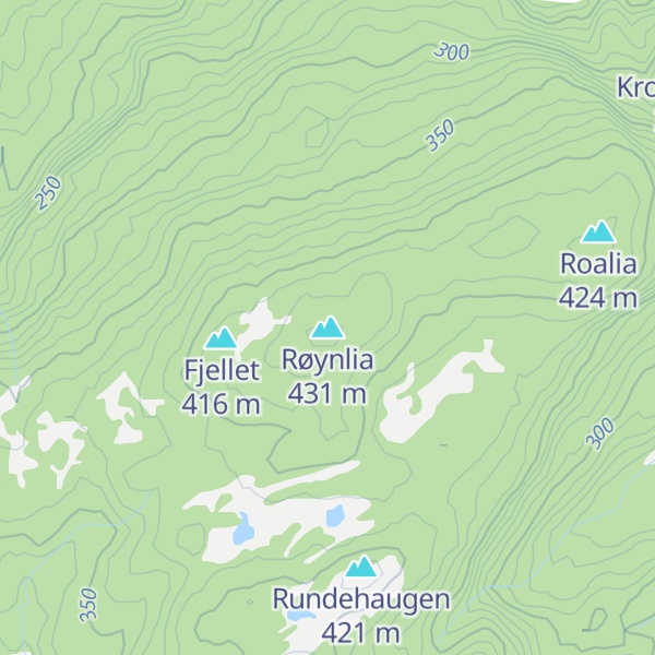 Map of Røynlia