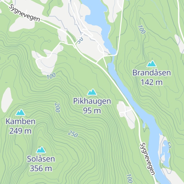 Map of Pikhaugen