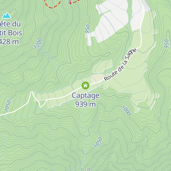 Map of Captage
