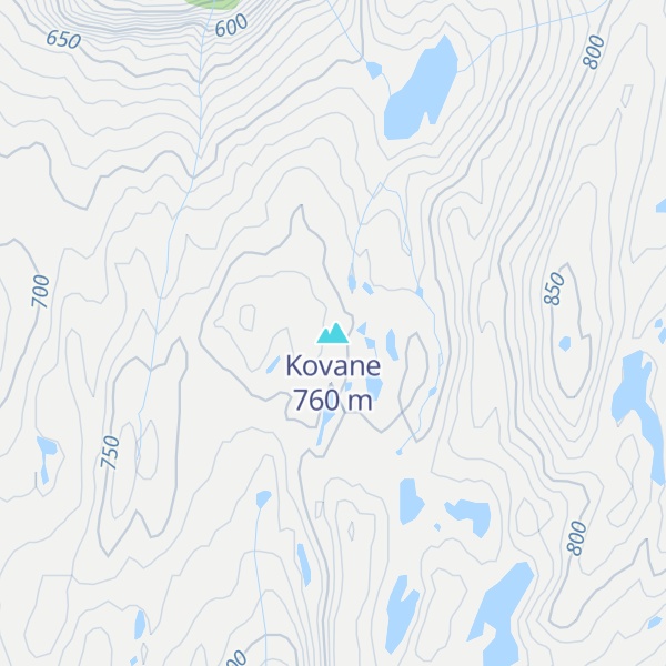 Map of Kovane