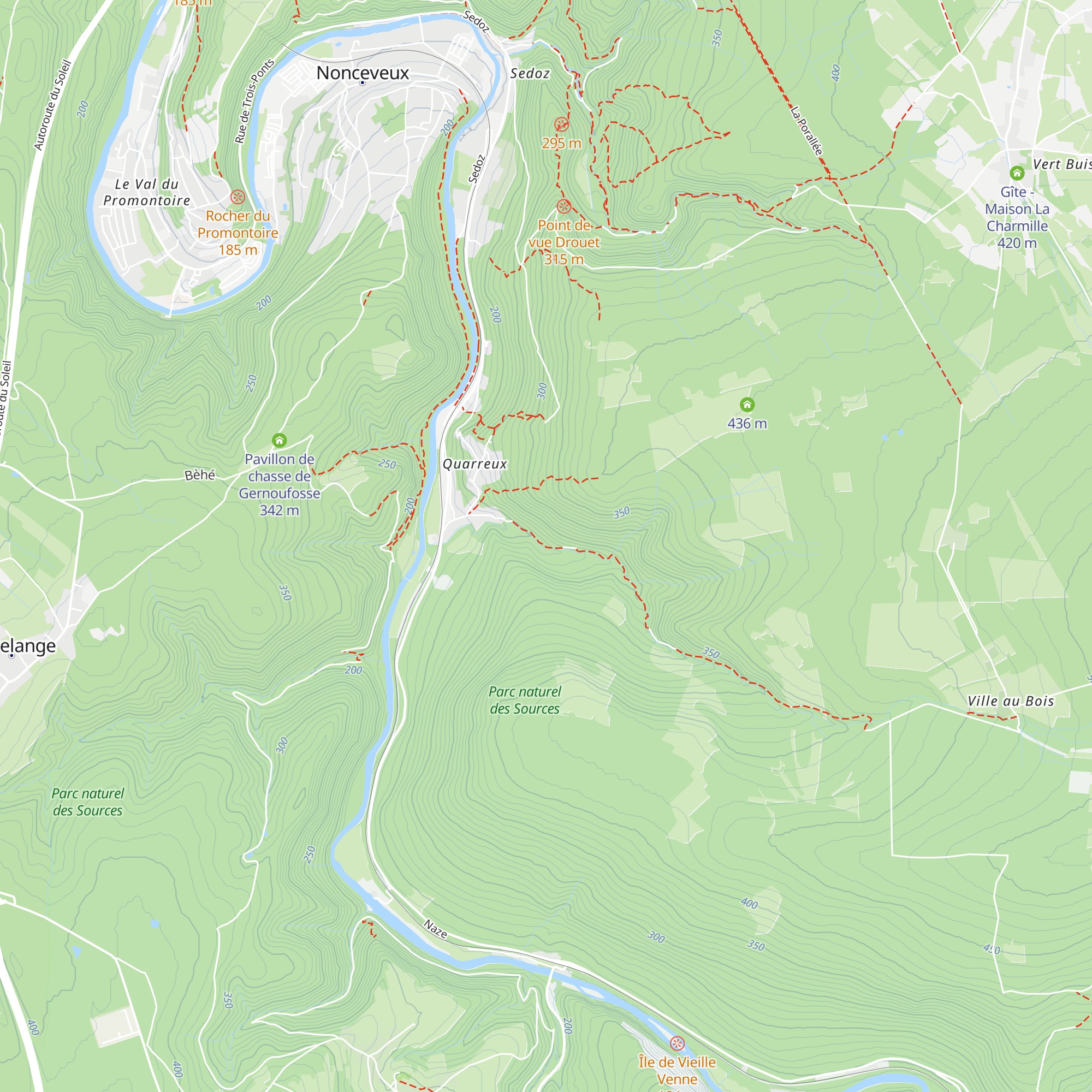 Cabane de l'Orpailleur map