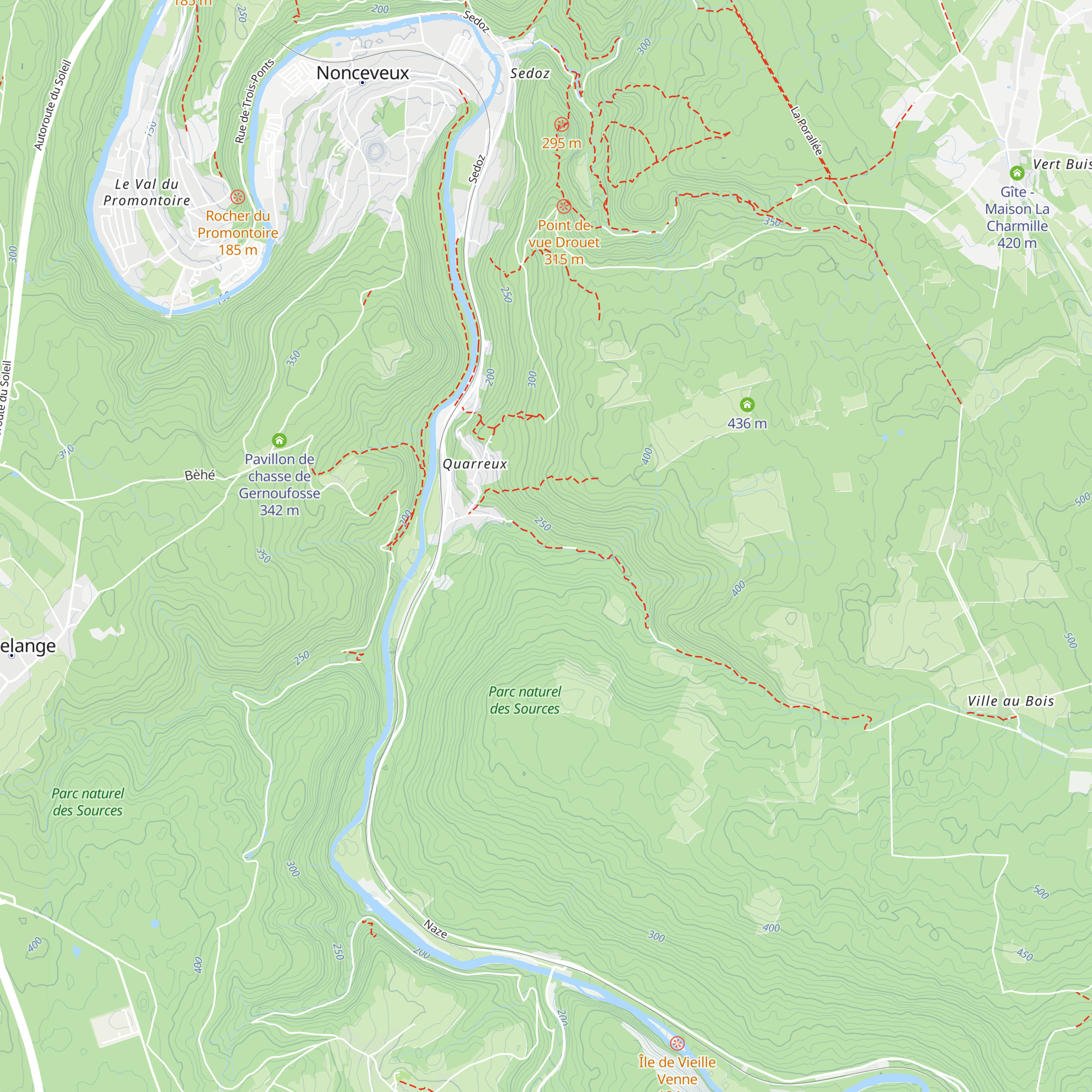 Cabane de l'Orpailleur map
