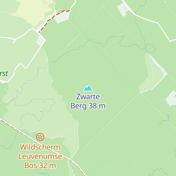 Map of Zwarte Berg