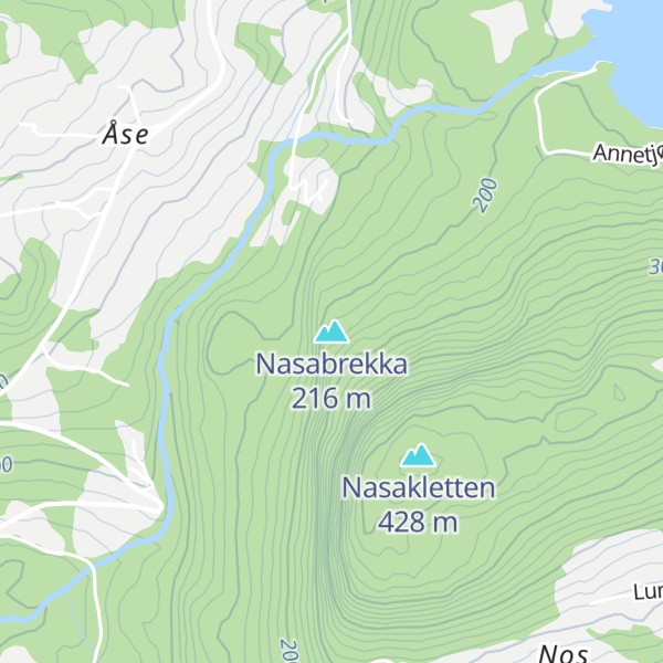 Map of Nasabrekka