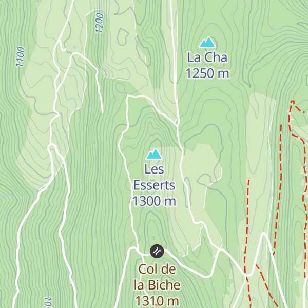 Map of Les Esserts