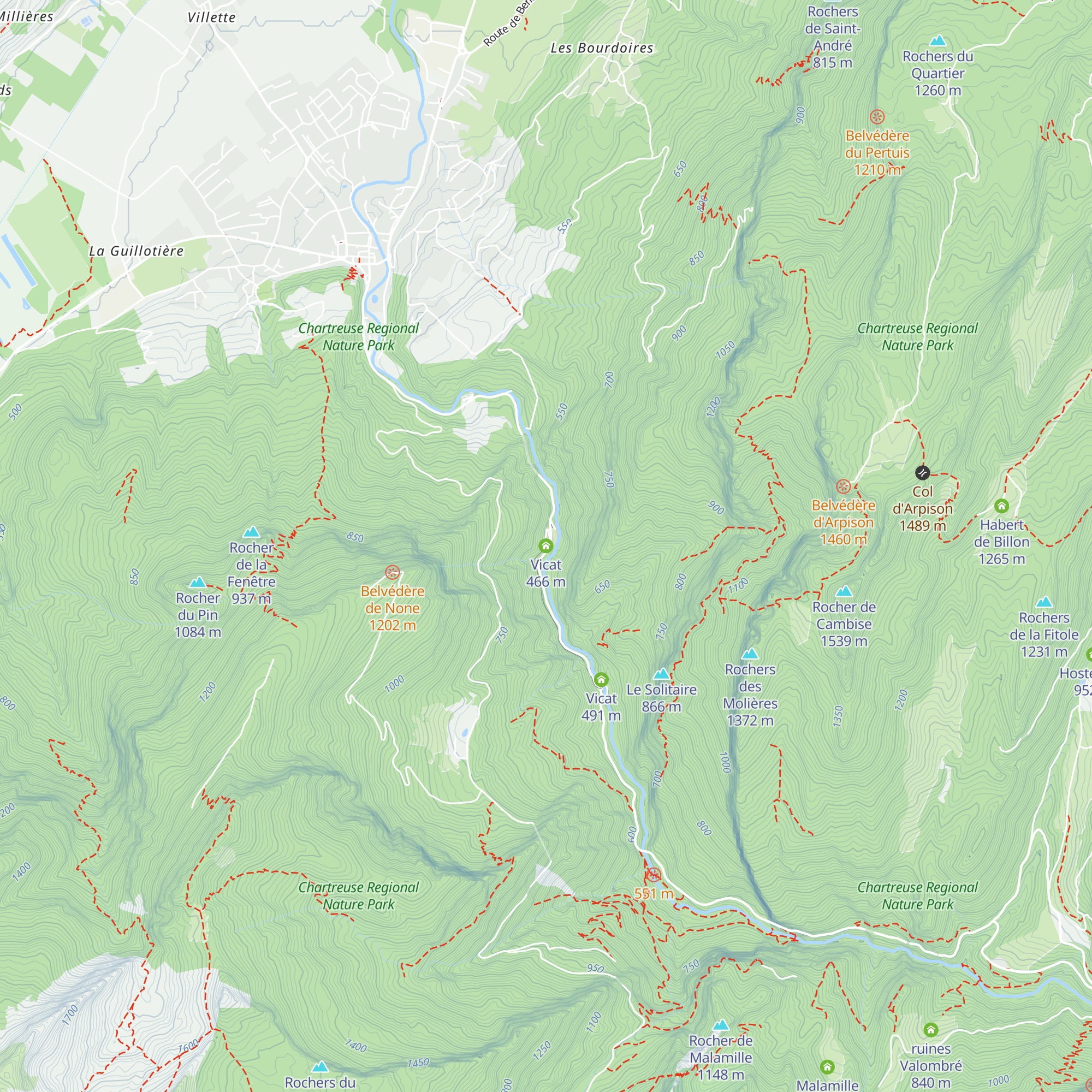 Vicat map