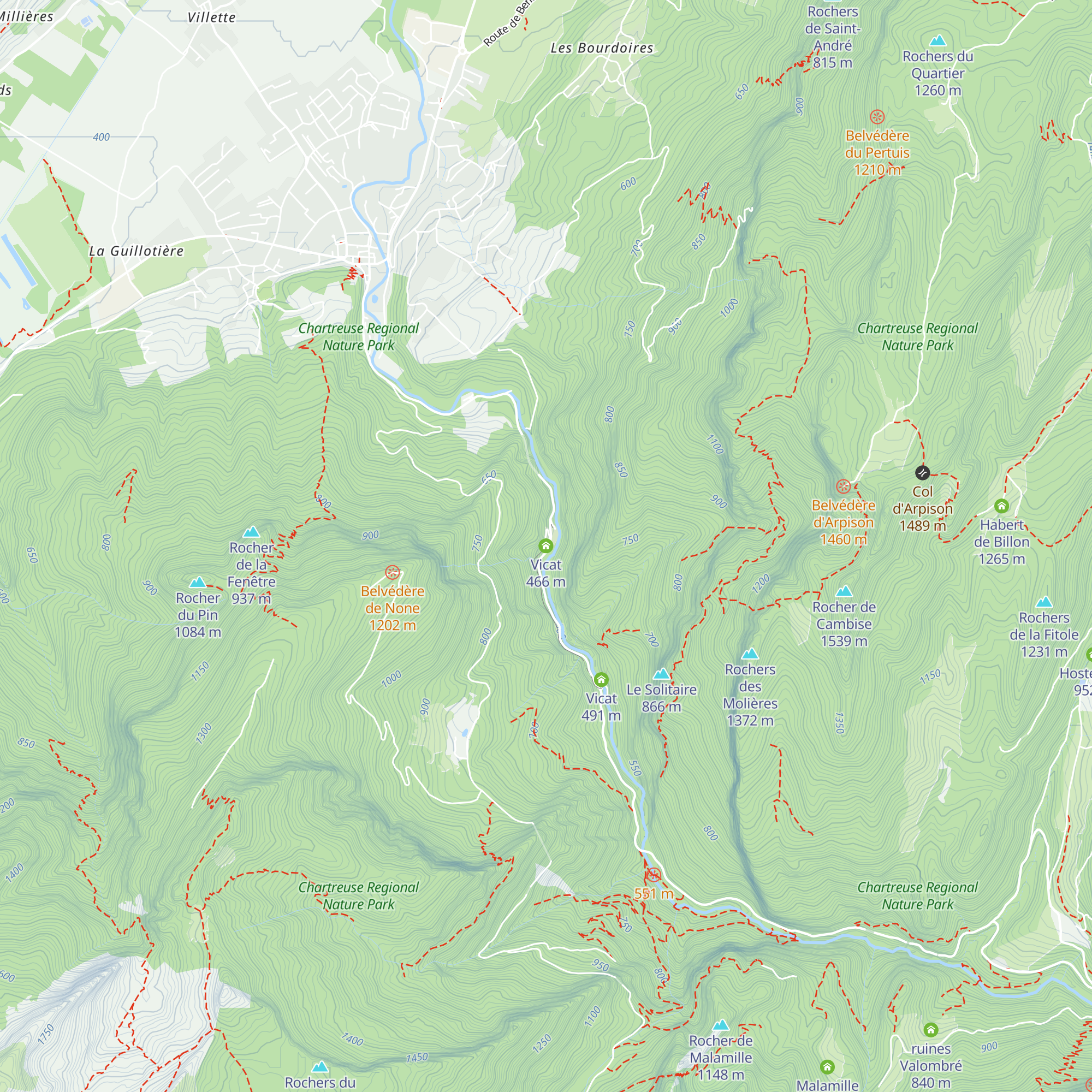 Vicat map