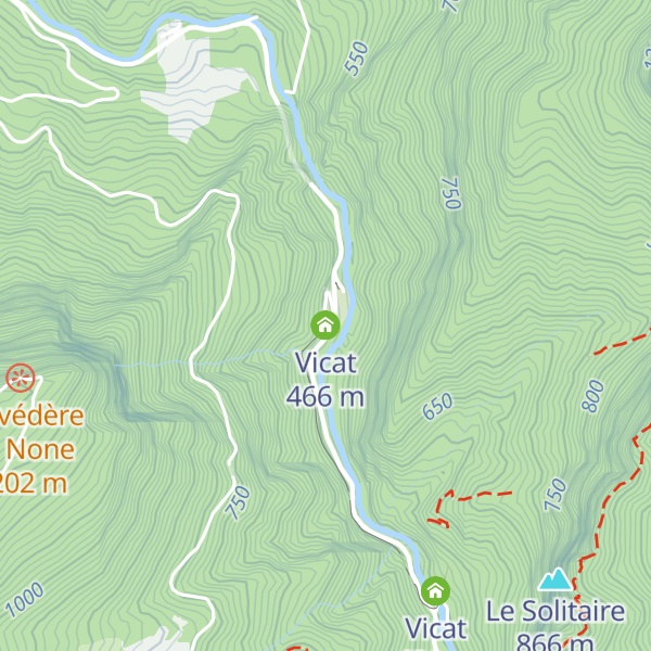 Map of Vicat