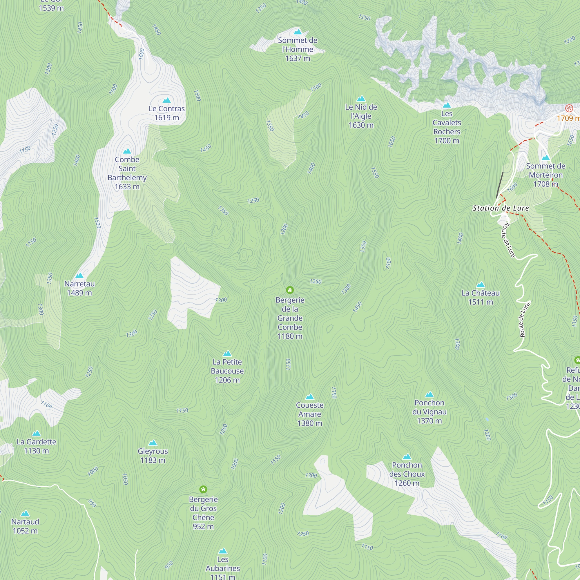 Bergerie de la Grande Combe map