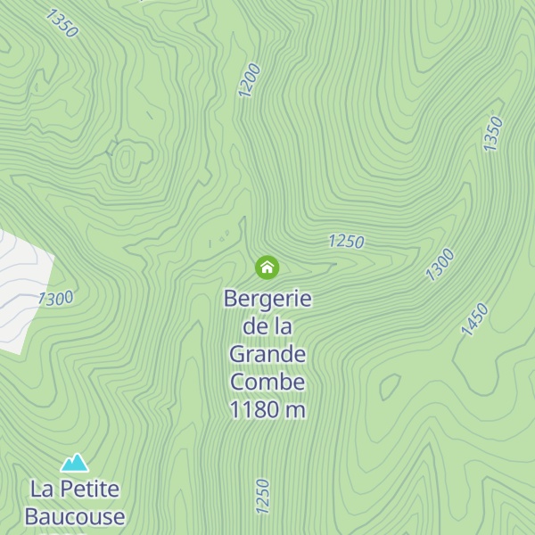 Map of Bergerie de la Grande Combe