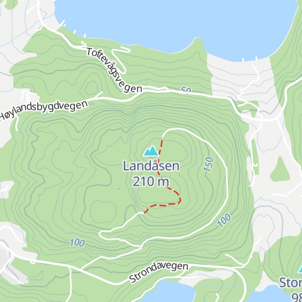 Map of Landåsen