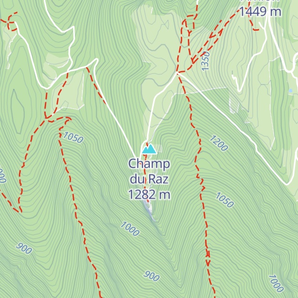 Map of Champ du Raz