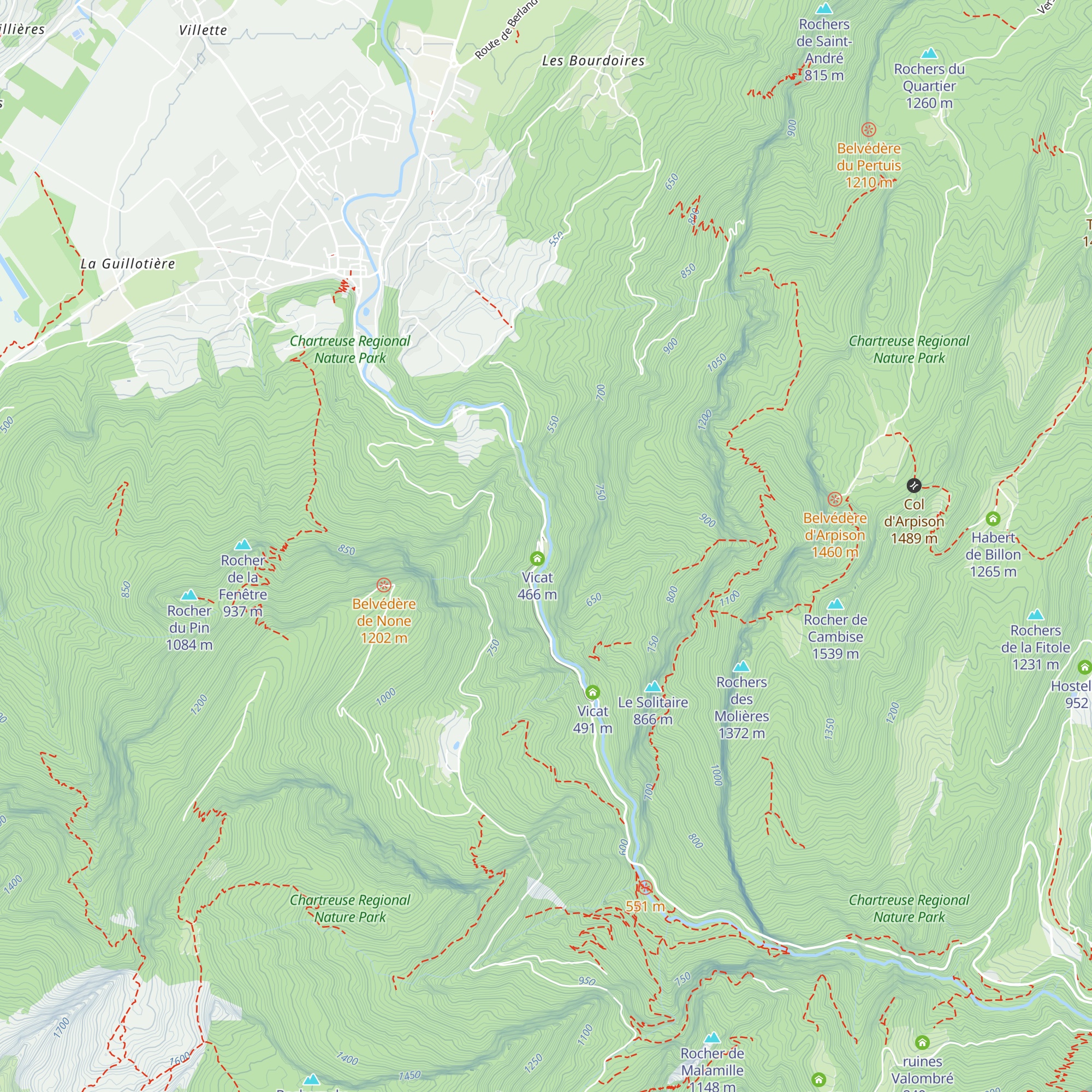 Vicat map