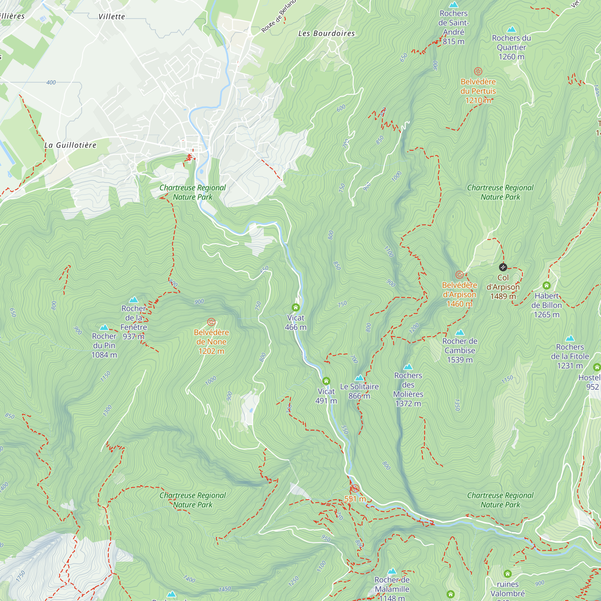 Vicat map