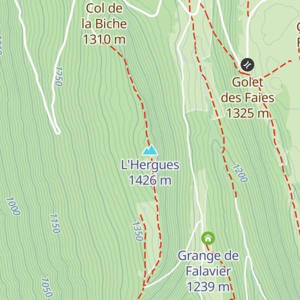 Map of L'Hergues