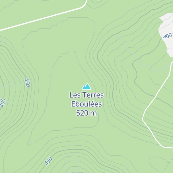 Map of Les Terres Eboulées
