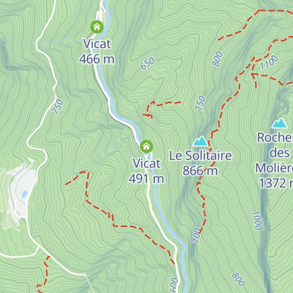 Map of Vicat