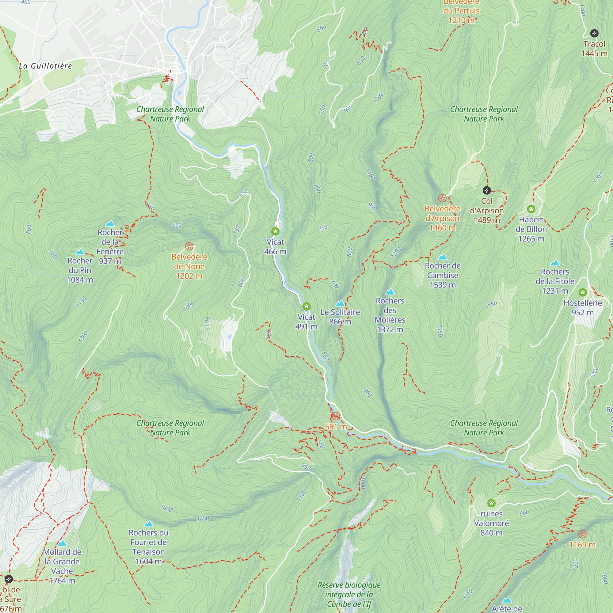 Vicat map