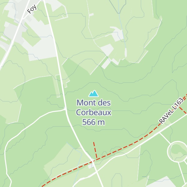 Map of Mont des Corbeaux