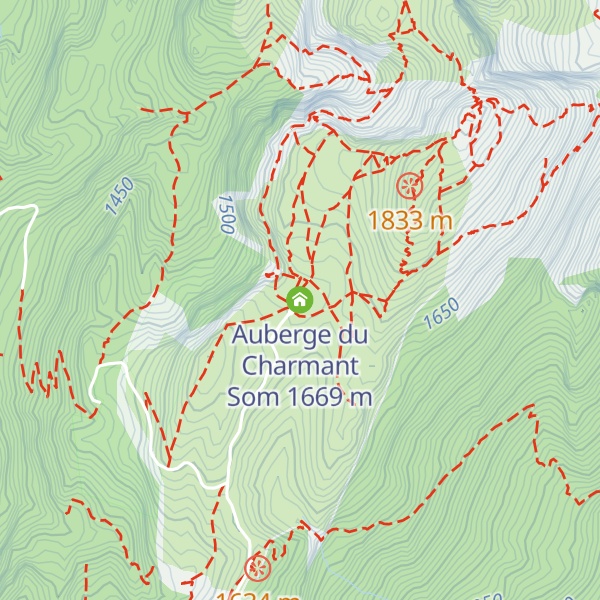 Map of Auberge du Charmant Som