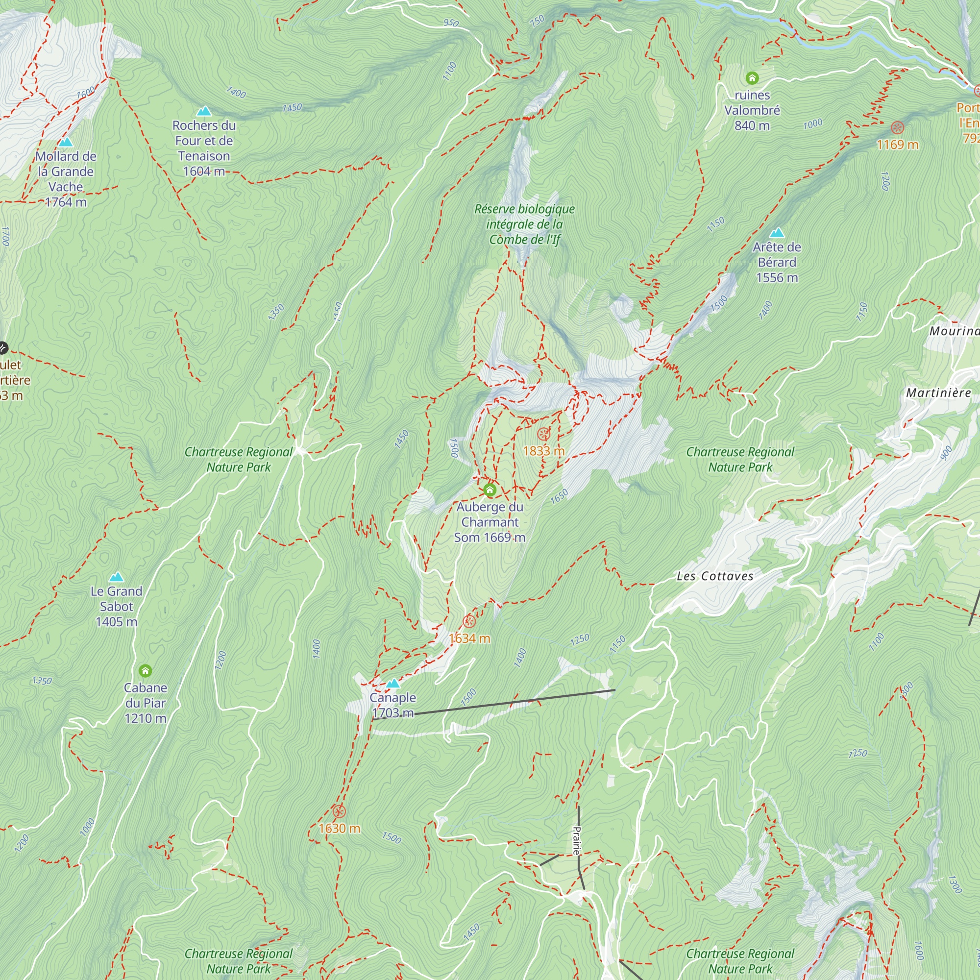 Auberge du Charmant Som map