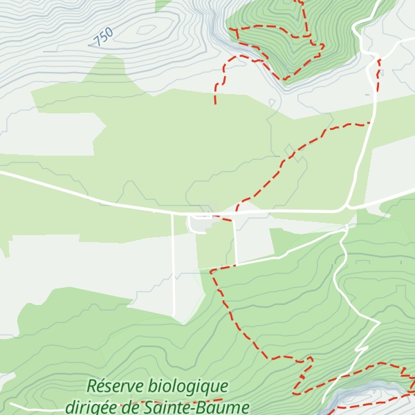 Map of Gîte de la Sainte-Baume