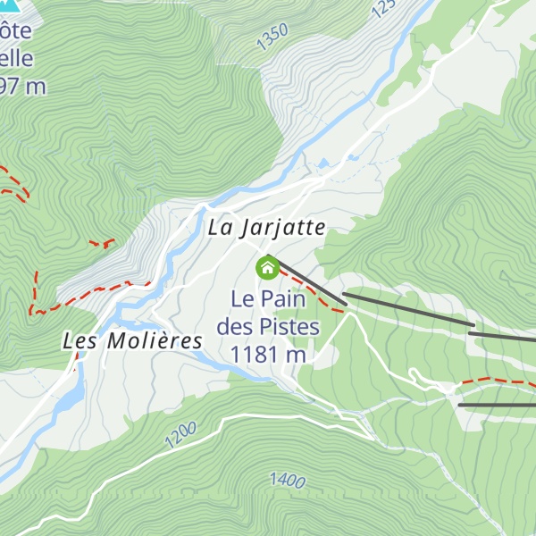 Map of Le Pain des Pistes