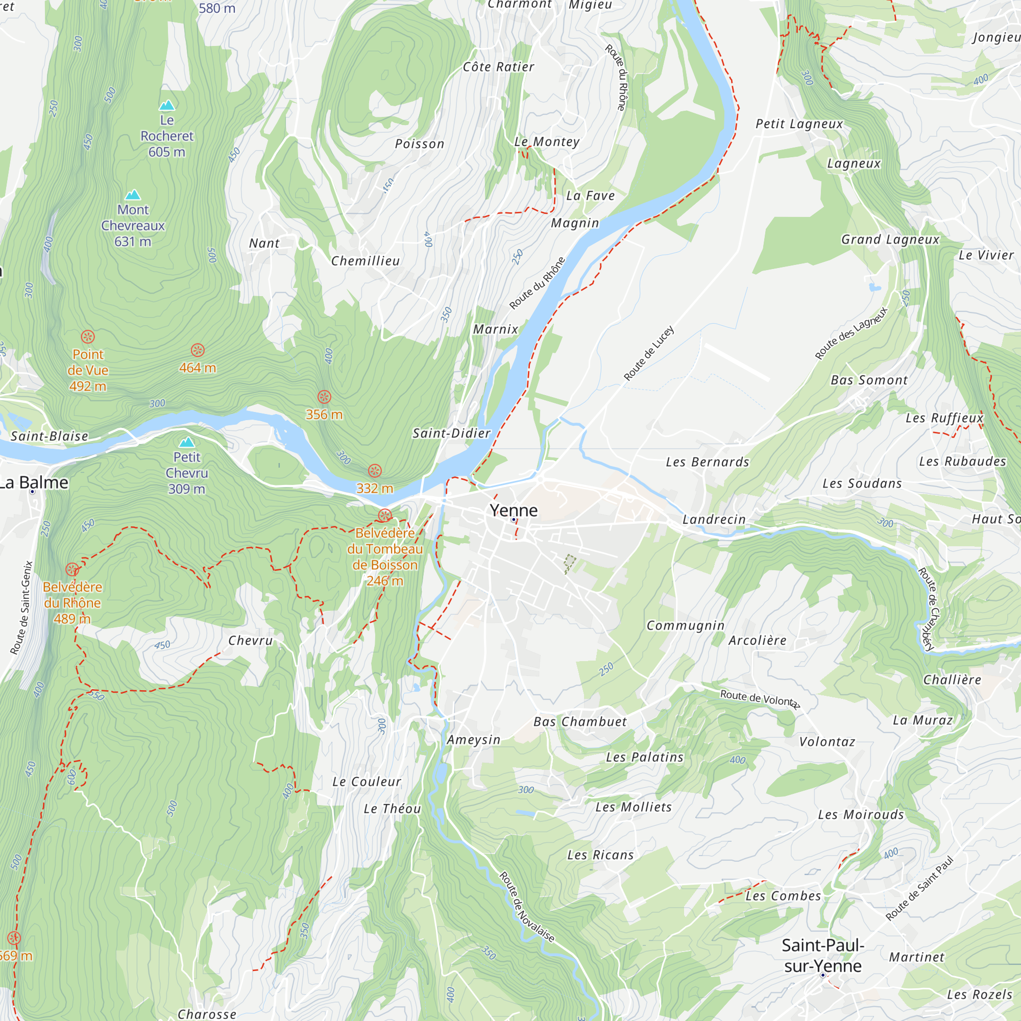 Maison de la Dent du Chat map