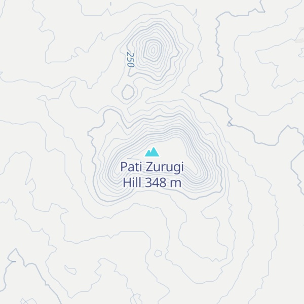 Map of Pati Zurugi Hill