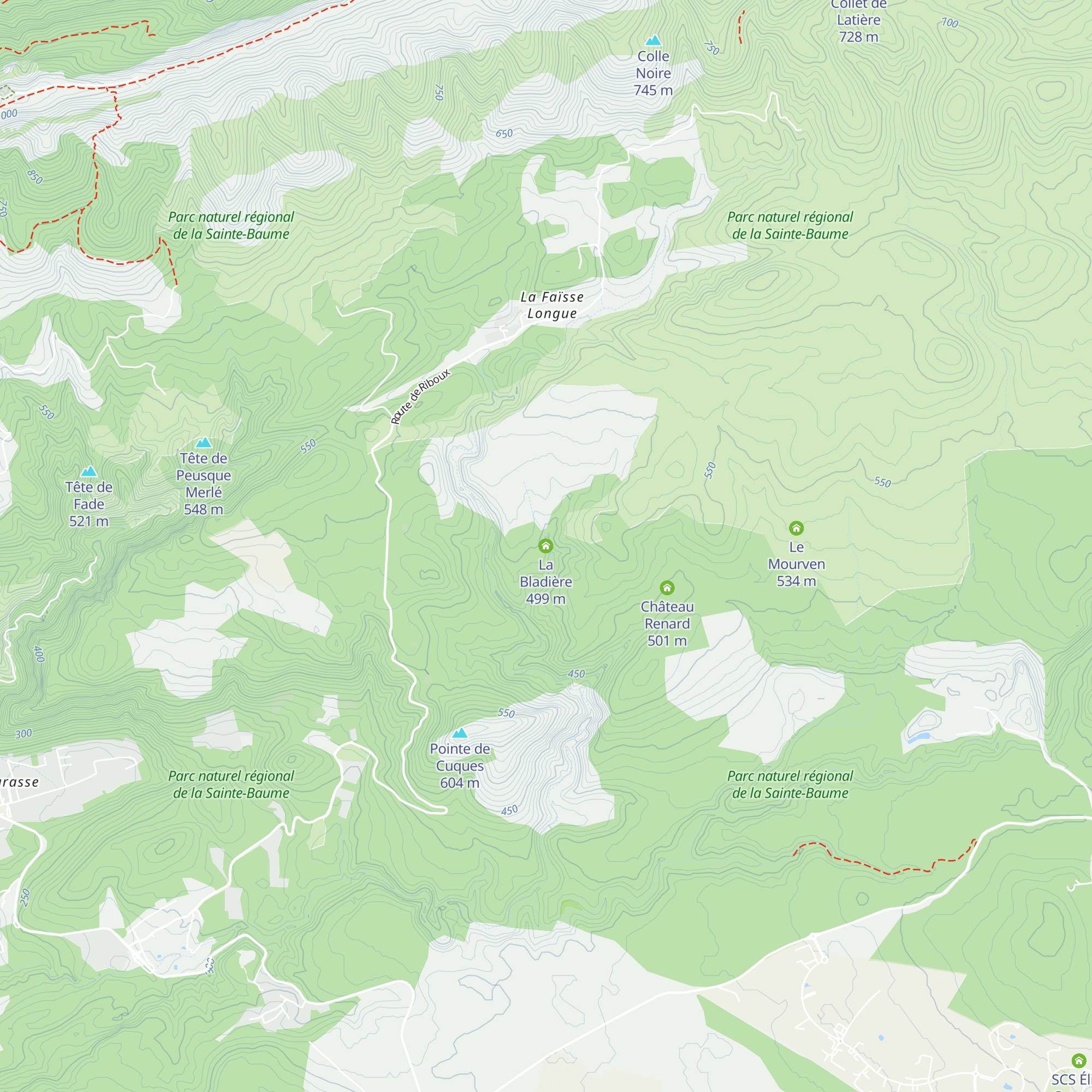La Bladière map