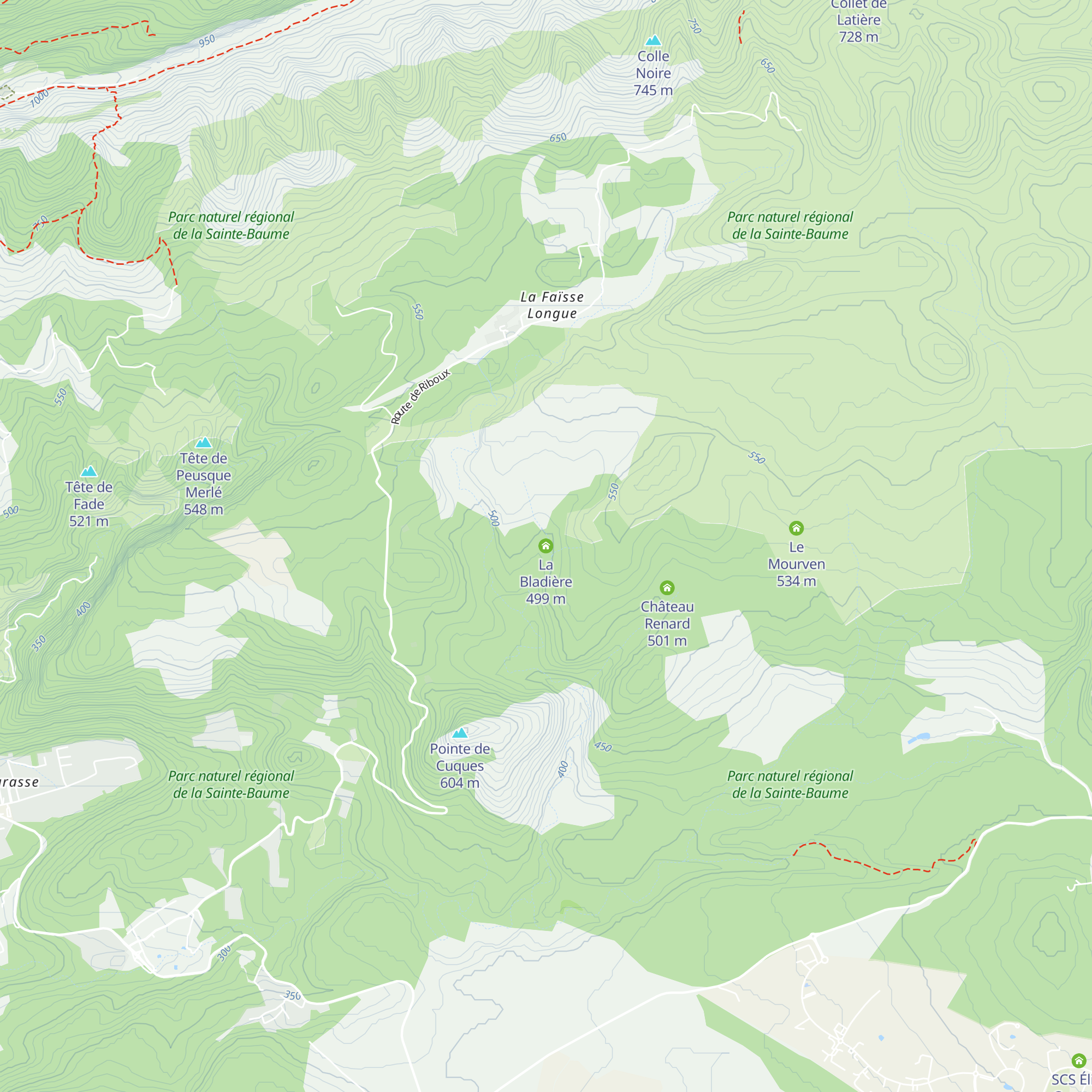 La Bladière map