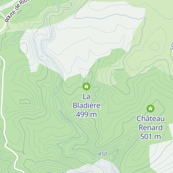 Map of La Bladière