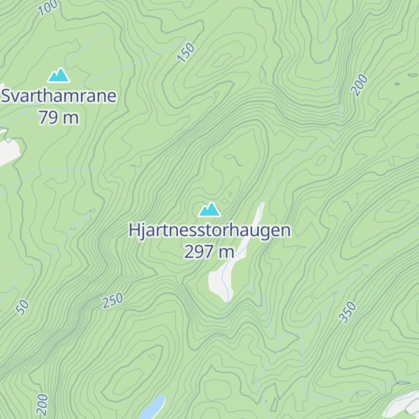 Map of Hjartnesstorhaugen