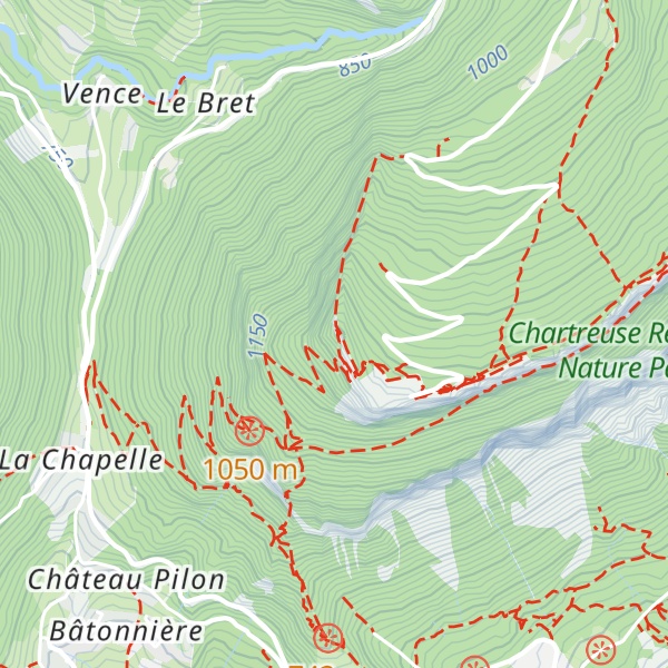 Map of Croix de l'Izon