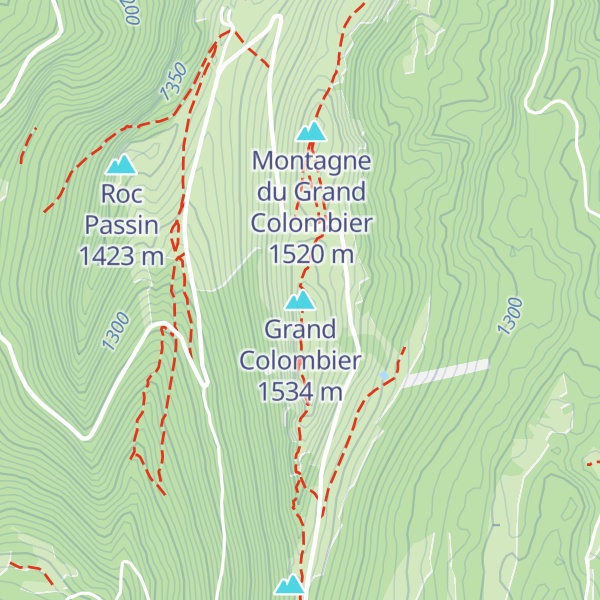 Map of Grand Colombier
