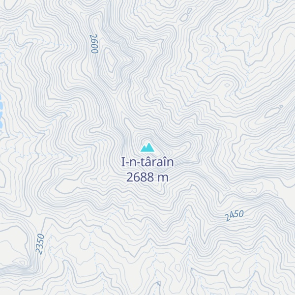 Map of I-n-târaîn