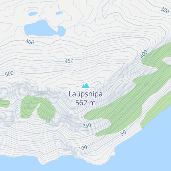 Map of Laupsnipa