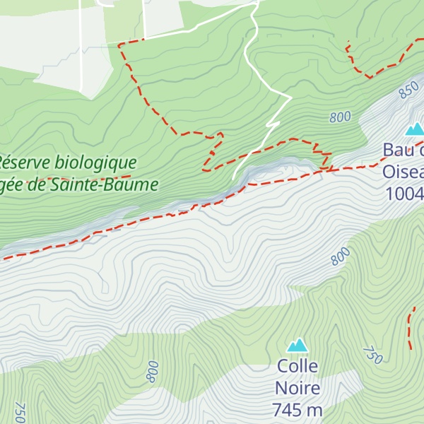 Map of Colle Blanche