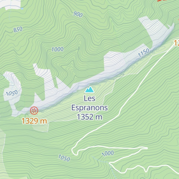 Map of Les Espranons