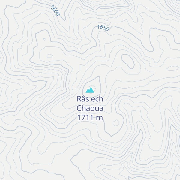 Map of Râs ech Chaoua