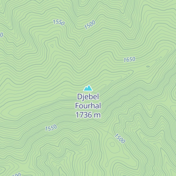 Map of Djebel Fourhal