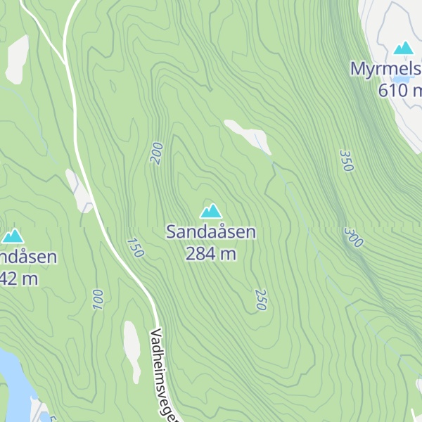 Map of Sandaåsen
