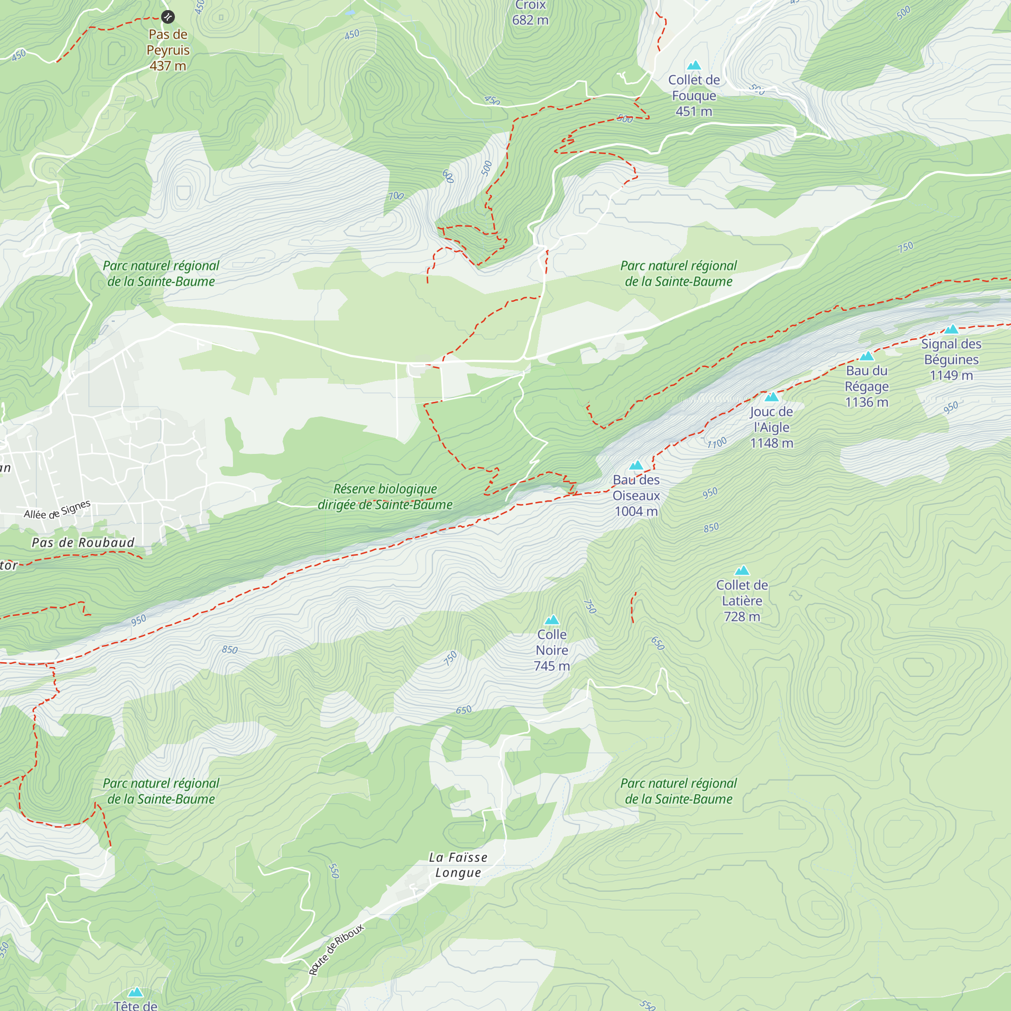 Couvent de la Sainte-Baume map