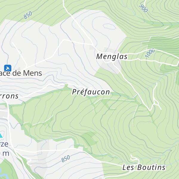 Map of Gîte Préfaucon
